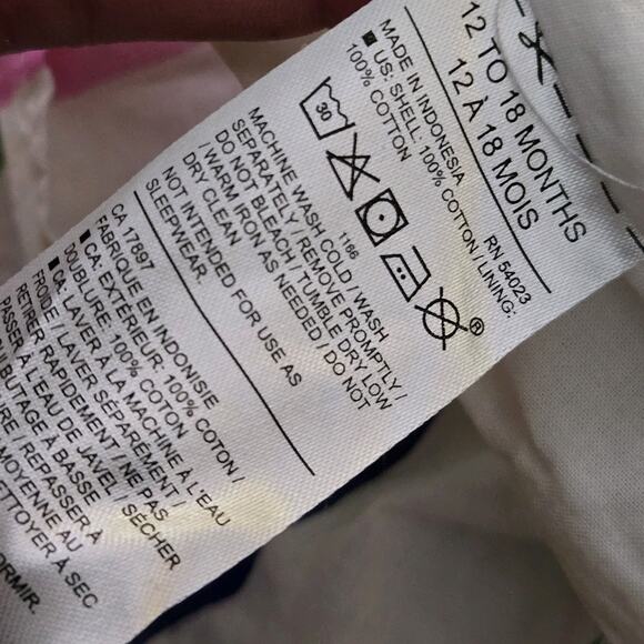 Janie and Jack Kaavia James Union Wade Striped Midi Dress‎ White 12-18 month - Picture 8 of 8